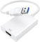 Panera USB to HDMI Adapter Converter Cable for Multi Monitor USB 3.0/2.0 to HDMI Converter 1080P HD with Audio Output for PC/Laptop/Projector/Monitor/HDTV Compatible with Windows XP/8/10/11,White