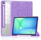 Mansiruyi Case for Samsung Galaxy Tab S10 FE 2025/S9 FE 10.9 inch/ S9 11 inch 2023, Slim Light Tri-fold Stand Clear Back Cover Samsung Galaxy Tab S10 FE/S9 FE/S9 Case with Auto Sleep/Wake - Purple