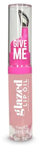 Give Me Cosmetics, Glazed Lip Oil, Infused with Jojoba Oil, Intensely Hydrating and Delivers a Gorgeous, Glossy Finish - Lighten Up