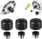 Bit router, 6pcs Collet router 6mm 6, 35 mm 8 mm COLLET PRECISIONE ALTA CONTRO CON NADO ELETTRICO PER IL TRIMINA DI INCISTRAZIONE DEL LOGA COMMERCIALE