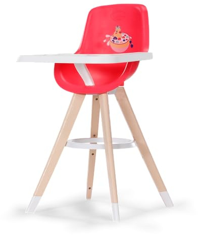 BABY born Hochstuhl im Scandi-Design für 36 und 43 cm Puppen | Scandi-Design, perfekte Höhe für Kindertische, passend für 36 & 43 cm Puppen