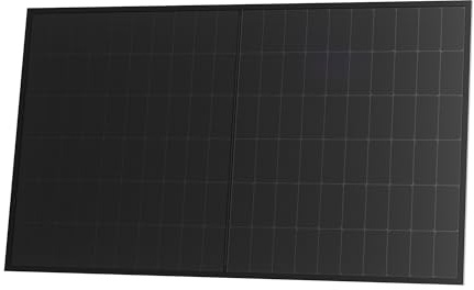 Powerness® 500Wp Solarmodul Full Black, Sunpro TOPCon bifazial Glas-Glas PV Modul, N-Type Doppelglas Solarpanel mit 0–5W positiver Leistungstoleranz für Balkonkraftwerk, 0% MwSt. (1 Stk)