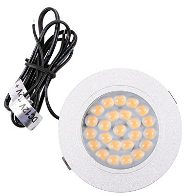 ProPlus Wohnwagen Spot Einbauspot 24 LED-Deckenleuchte 12v, 220lm, Ø65x11mm