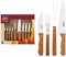 Tramontina 22399/037 Steak and Carving Set, Wood