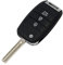 BROVACS - Carcasa de repuesto compatible con mando a distancia para KIA Sorento Carens de 3 botones sin llave para mando a distancia PG172A