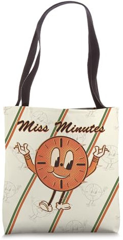 Marvel Loki Miss Minutes Clock Retro Tote Bag, weiß