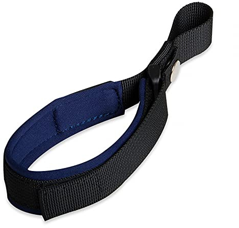 DONGKER Kurzführer Hund, 18cm Kurz Hundeleine, Verstellbare Führschlaufe Joggingleine Laufleine mit Gepolsterten Griff für Kleine Mittlere Große Hund
