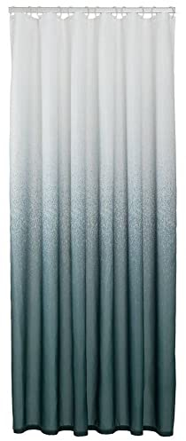 Sealskin Blend Textil-Duschvorhang 180x200 cm 100% Polyester Grün / Weiß