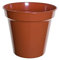 FINE GARDEN Nursery Terracotta Strong and Durable Plastic Plant Pots | Ideal for Cultivation, Cuttings or prickings | Available Various Sizes and Quantities - 25cm garden pot terracotta