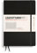 LEUCHTTURM1917 366186 - Taccuino per appunti, B5, copertina rigida, 219 pagine numerate, fogli a quadretti, colore nero
