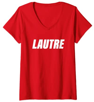 Damen Lautre Kaiserslautern Fan Trikot Pfalz Pfälzer Relegation T-Shirt mit V-Ausschnitt