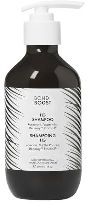 BondiBoost HG Anti-Thinning Shampoo - Sulfatfrei, Aloe-Basierte Formel mit Rosmarin für volleres, dichter aussehendes Haar - Vegan und Tierversuchsfrei - 300 ml