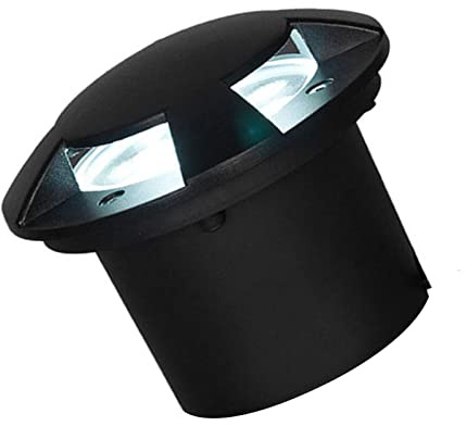 Faretti Ad Incasso Giardino - Faretto Incasso Led Da Esterno, AC85-265V Faretti Incasso LED A Pavimento Emissione Laterale Nessun Riflesso Terrazza Segnapasso LED Esterno Per Giardino Mazzo(White Ligh