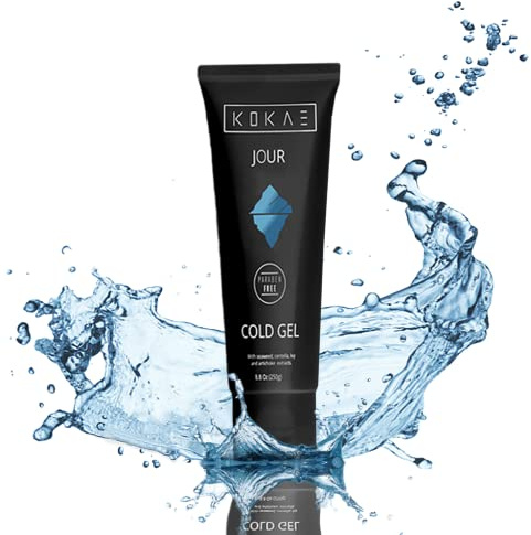 KOKAE® Anti-Cellulite Kryo-Gel – kühlende Creme mit Algenextrakt, Centella Asiatica, Efeu & Artischocke – hautstraffend, glättend, fördert Mikrozirkulation – gegen Orangenhaut & schwere Beine – 250 ml