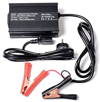 AFTERTECH Chargeur de batterie 12 V (12,6 V) 15 A pour batterie Li-ion Lithium Pile chargeur CHARGER H2D2