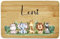 Bl4ckPrint Kinder Frühstücksbrettchen personalisierbar mit Name - Jausenbrett mit Gravur - Frühstücksbrettchen Kinder - Individuelles Holzbrettchen mit niedlichem Tiermotiv & Namen