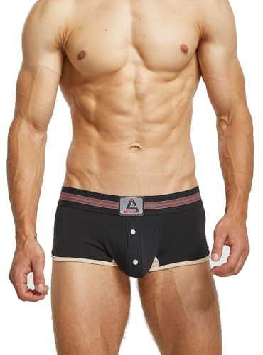 BEEMEN SEOBEAN Herren Boxershorts Low Rise Baumwolle Casual Männer Unterhose Retroshorts Trunks