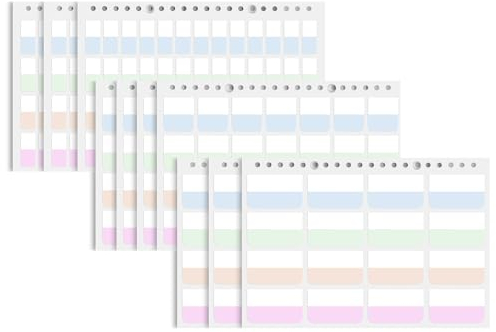 AVECMOI 316 Pieces Adhesive Tabs, 3 Sizes Morandi Colored Page Marker Tabs for Office, Documents, Books, Diary, File Management, Folder for Students, Teachers, Office Workers
