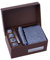 BRERA 67 - Coffret Cadeau Homme 5 Pièces: Cravate, Mouchoir de Poche, Pince à Cravate, Couvre Boutons et Bouton de Manchette Personnalisé - Cadeau Original Mariage