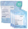 YUNI Beauty Large Body Wipes (Unscented, 30 Count) Super Soft Moist Showerless Wipes that Cleanse & Deodorize - On-the-Go Waterless Body Cleanser - Biodegradable Individually Wrapped Wipes for Travel