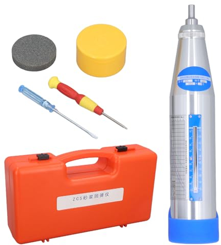 Beton-Rebound-Hammer-Tester, 2–15 MPA, Edelstahl, Tragbar, Resiliometer, Hammer-Test-Messgerät, Werkzeug, Mörtel-Rebound-Meter
