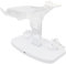 PS VR2-Controller-Ladestation, 2-Ladestation mit VR-Headset-Halterung, Displayständer, mit LED-Anzeige, 2 Magnetverschlüssen und Typ-C-Kabel