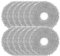 Rrochio 12 Paños de Fregona para roborock Qrevo Master, Mopas de Robot Aspirador para Qrevo S, Qrevo Pro, Qrevo Curv, Qrevo Slim, Repuestos para Qrevo Edge, Qrevo, Qrevo Plus, Qrevo MaxV, Recambios