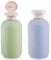 Squeeze Bottles 2 Pack 200 ML Refillable Plastic Travel Containers Empty Bottles With Disc Top Flip Cap Travel Accessories for Shampoo Creams Lotion Conditioner