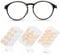 Grevosea 60 Pairs Eyeglass Nose Pads, Soft Foam Glasses Nose Pad Self Adhesive Eye Glasses Nose Pads Non Slip Glasses Nose Grips Replacement for Sunglasses Glasses Eyeglasses, 3 Shapes (Beige)