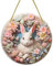 Osterdeko Garten Frühlingsdeko, Osterhase Girlande Deko, Hübsche Osterschmuck Zum Aufhängen für Draußen Tür Oder Fenster Acryl Anhänger Osterhase Ornamente Osterdeko Zum Aufhängen 2D Hase Hängedeko