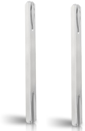 Beatific 2 Stück Türgriff Spindelstange, 8mm x 130mm Vierkantstift | Türbeschlag Vierkant Stift, Verzinkter Stahl Ersatz Vierkantstift, Befestigungsstift Türgriff Stahl Spindelstange Massivstahl