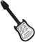 Rallador de queso de acero inoxidable, cortador de queso, rallador de alimentos, cortador de diseño de guitarra único, cortador de frutas, herramienta de corte de cocina para patatas, zanahorias