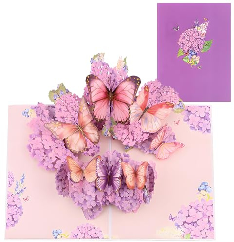 3D Pop Up Karte, Blumenstrauß Grußkarte Pop Up Dankeskarte Blumenkarte für Neujahr, Weihnachten, Geburtstag, Jahrestag