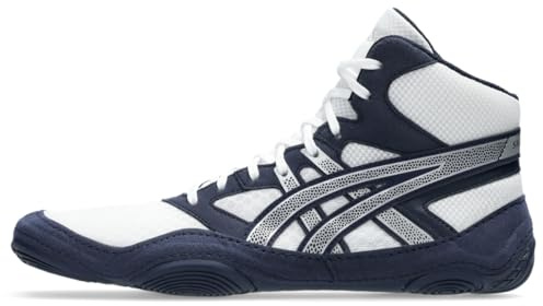ASICS Men's Snapdown 4 Wrestling Shoes, 10, Midnight/Pure Silver