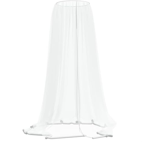 Vetnasa Moustiquaire pour Parasol 220 Maille Blanc Φ300x230 cm,Équipements Sportifs,Loisirs de Plein air,Camping et randonnée,Moustiquaires,Blanc,1.13kg,4010040