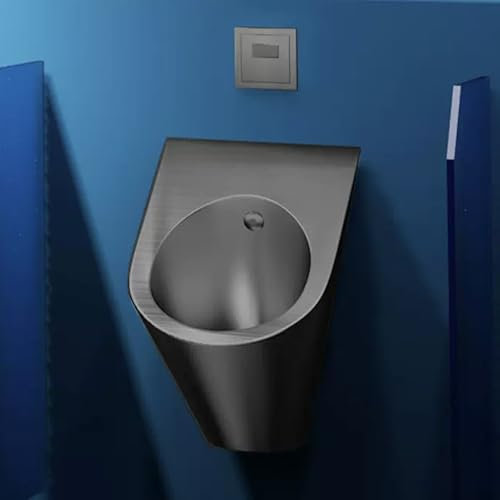 Urinario de Acero Inoxidable 304, urinario de Pared para baño Masculino, urinario Vertical con Descarga Inteligente por inducción, antisalpicaduras, para Bar, baño público y aeropu