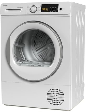 Sauber - Secadora BOMBA DE CALOR SERIE 5-DR8025V - 8 kg - E - 15 Programas - Iluminación del Tambor - Media Carga Avanzada - ENTREGA EN DOMICILIO CON INSTALACIÓN INCLUIDA