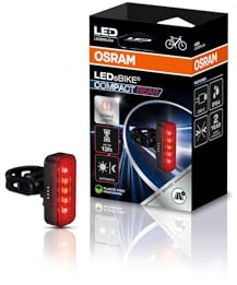 OSRAM LEDsBIKE COMPACT Rear, intelligentes Bremslicht, wiederaufladbar, Zwei Leuchtmodi, StVZO-geprüft