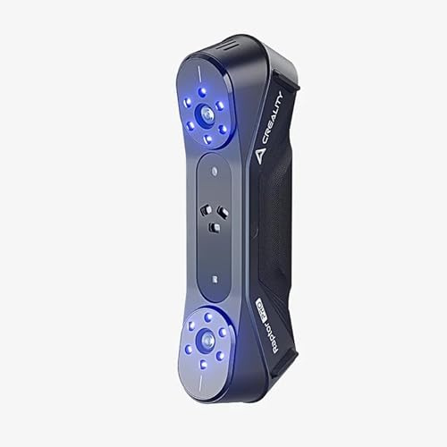 Creality 3D-Scanner CR-Scan Raptor Pro für 3D-Druck, 60 fps High-Speed & 5 mm bis 4M Objekte, 22 + 7 blauer Laser & NIR-Handscanner 0,02 mm Genauigkeit, 24-Bit-Vollfarb-Scannen für Windows macOS