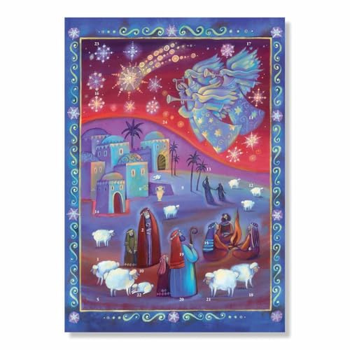 Coppenrath Advent Calendar 'The Shepherds' Watch' Religious & Traditional with the Nativity Story 24.5 x 35cm