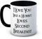 mug-tastic I Love You Like a Hobbit Loves Second Breakfast - Lustig Hochwertigen Kaffeetasse Becher