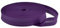 25m Baumwoll-Schrägband uni 20mm breit gefalzt Einfassband 50 Farben wählbar, Farbe:lila