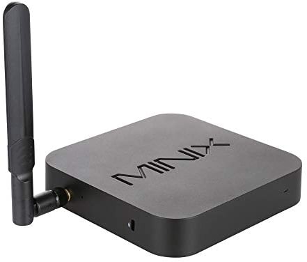 MINIX NEO Z83-4 Plus Intel lüfterloser Mini-PC mit Windows 10 Pro (64-bit) inkl. 4 GB DDR3L + 64 GB eMMC 5.1, automatische Einschaltfunktion Von MINIX Technology Limited.