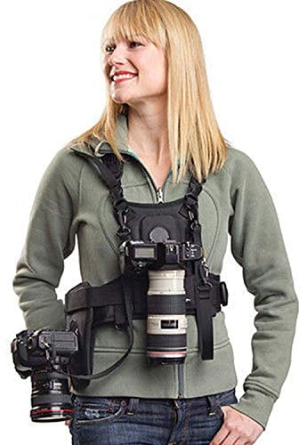 Sevenoak Fondina Cinghia Doppia Fotocamera per Canon Nikon, Multi Carrying Chest Vest System per Camcorder