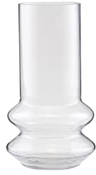 House Doctor Vase, Steinzeug, Metall, Klar, h: 24 cm, Dia: 14 cm
