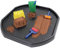 Large Black Tuff Spot Children's Messy Play Tray