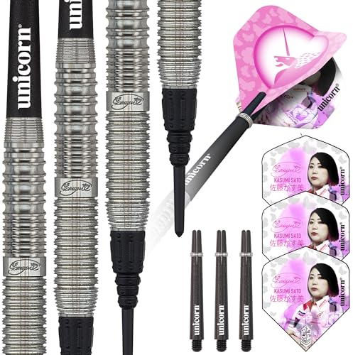 Unicorn Contender Darts, Naturfarben und Schwarz, 20 g