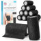 Health Press® Selbstklebender Verband – 12 Bandagen Rollen (10cm x 4,5m) – Pflaster Rolle Verbandsmaterial – Elastische Bandage – Haftbandage selbstklebend (Schwarz, 12 Rollen)
