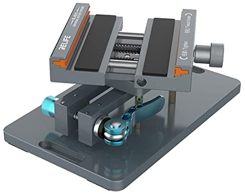 fonefunshop Relife RL-601s - Soporte de 360 Grados Compatible con extracción de Cristal Trasero de iPhone