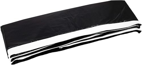 VirtuFit Inground Trampolin Schutzrand - Schwarz/Weiß - 244 x 366 cm - 25 mm dick